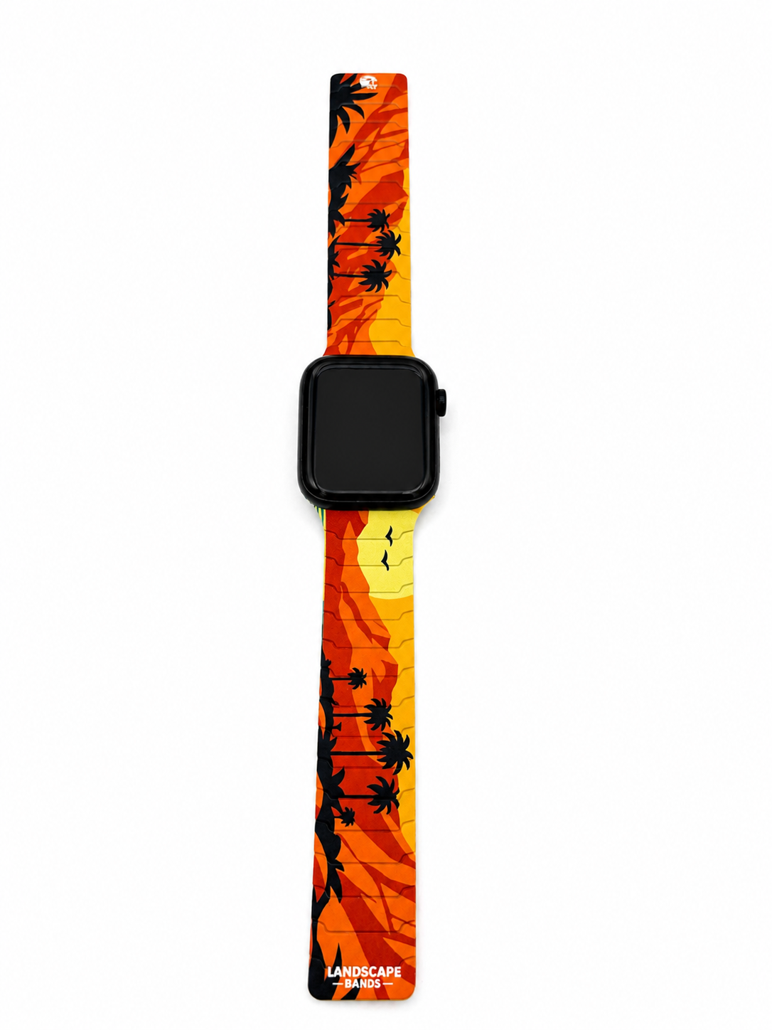 Sunset Oasis | Magnetic Silicone Apple Watch Band