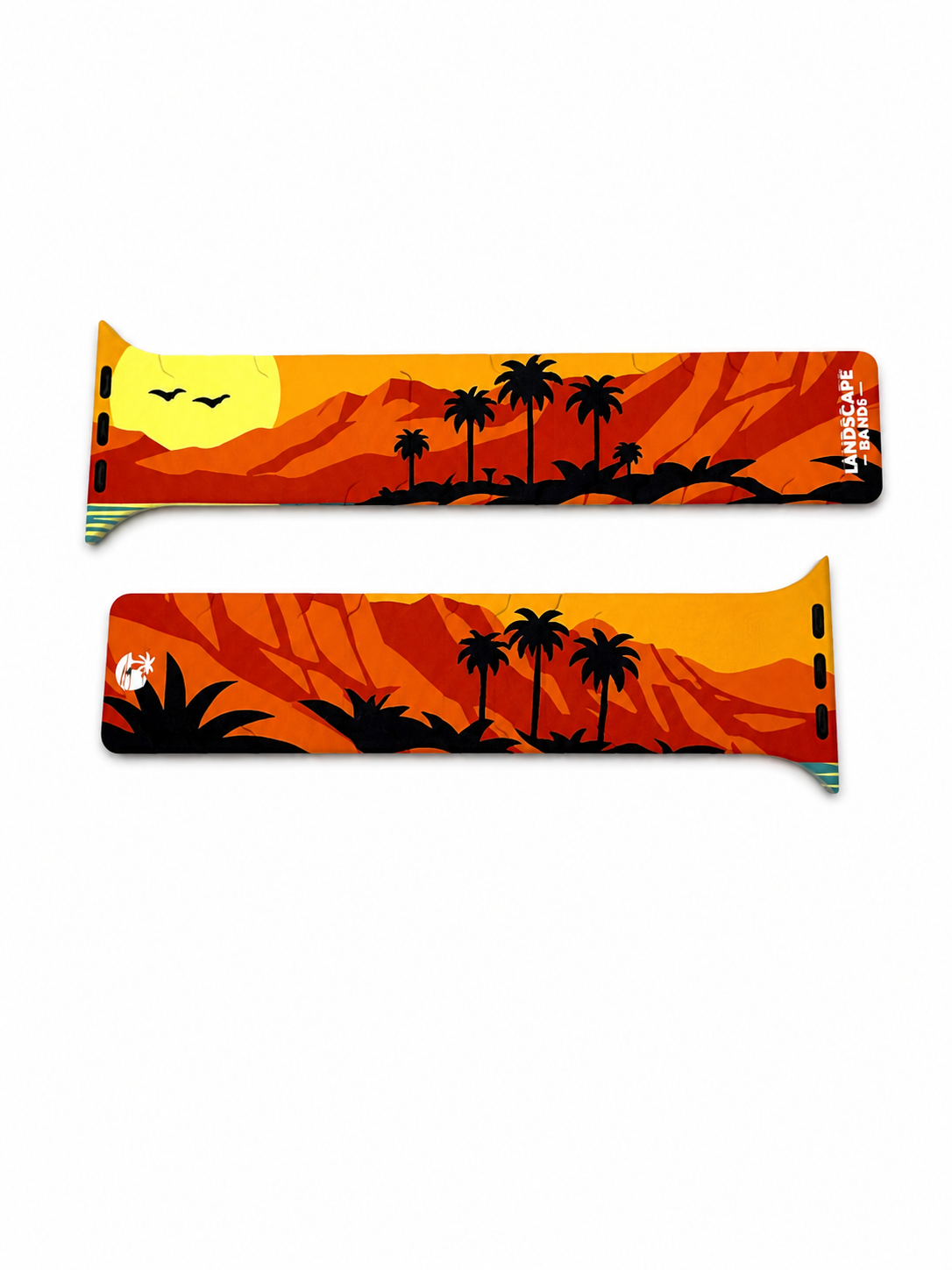 Sunset Oasis | Magnetic Silicone Apple Watch Band
