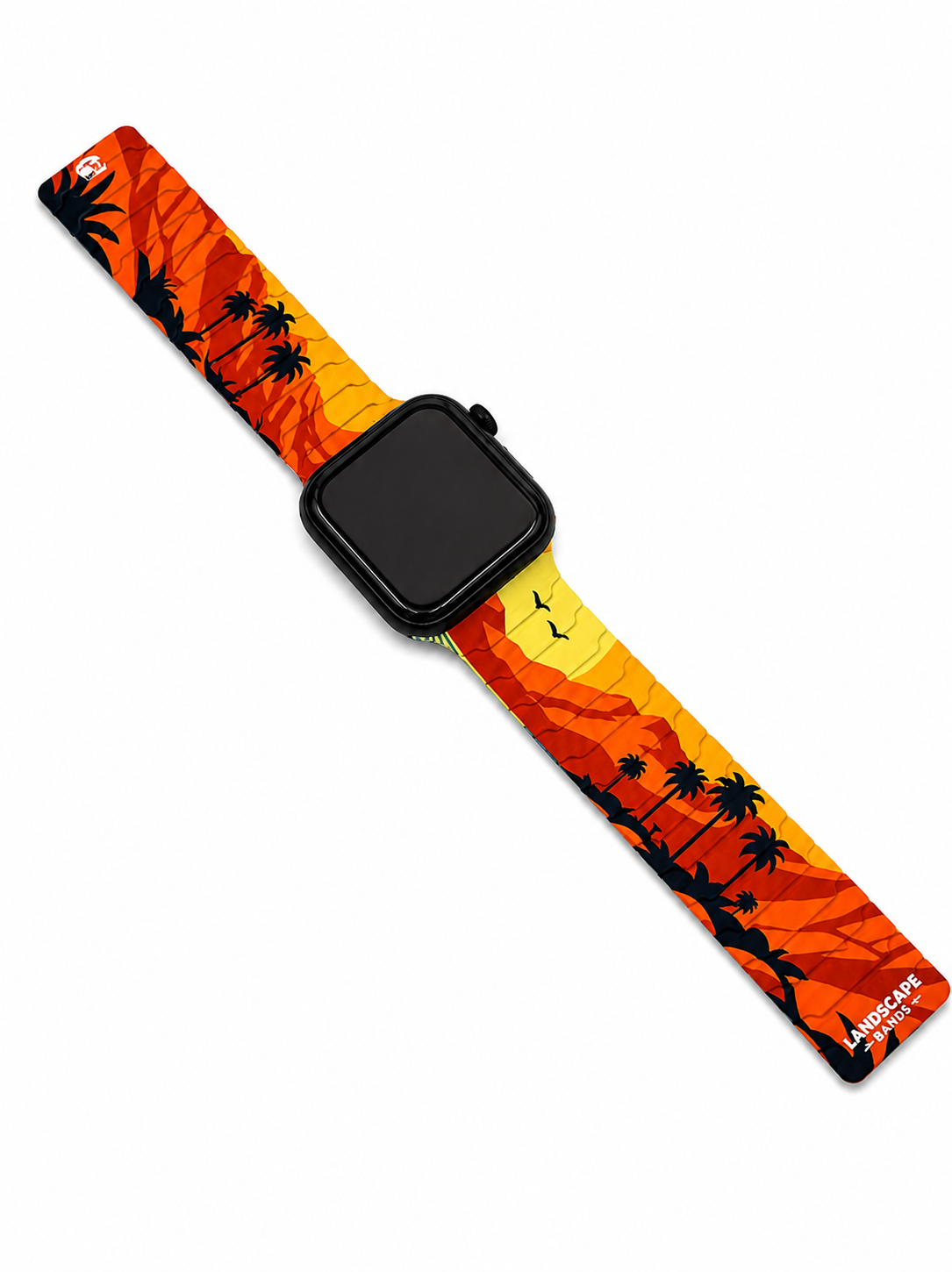 Sunset Oasis | Magnetic Silicone Apple Watch Band